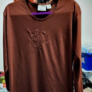 Brown Long sleeve shirt